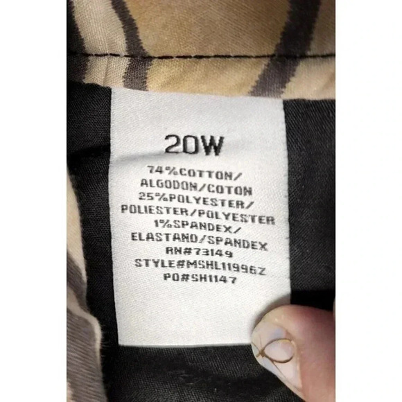 ONE 5 ONE DENIM BLUE SHORTS PLUS SIZE 20W, INSEAM 6.5” - Picture 2 of 4